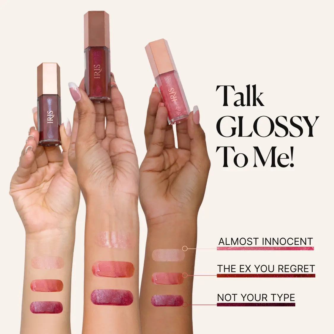 IRIS Talk Glossy To Me! Shimmer Lip Gloss