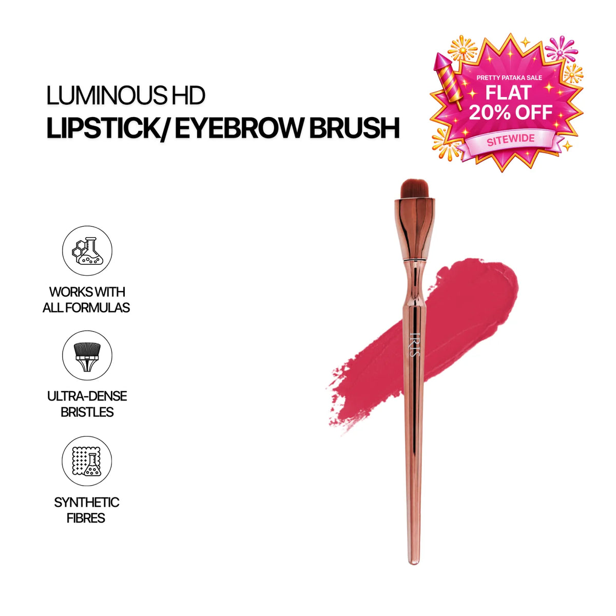 Luminous HD Eyebrow/Lipstick Brush