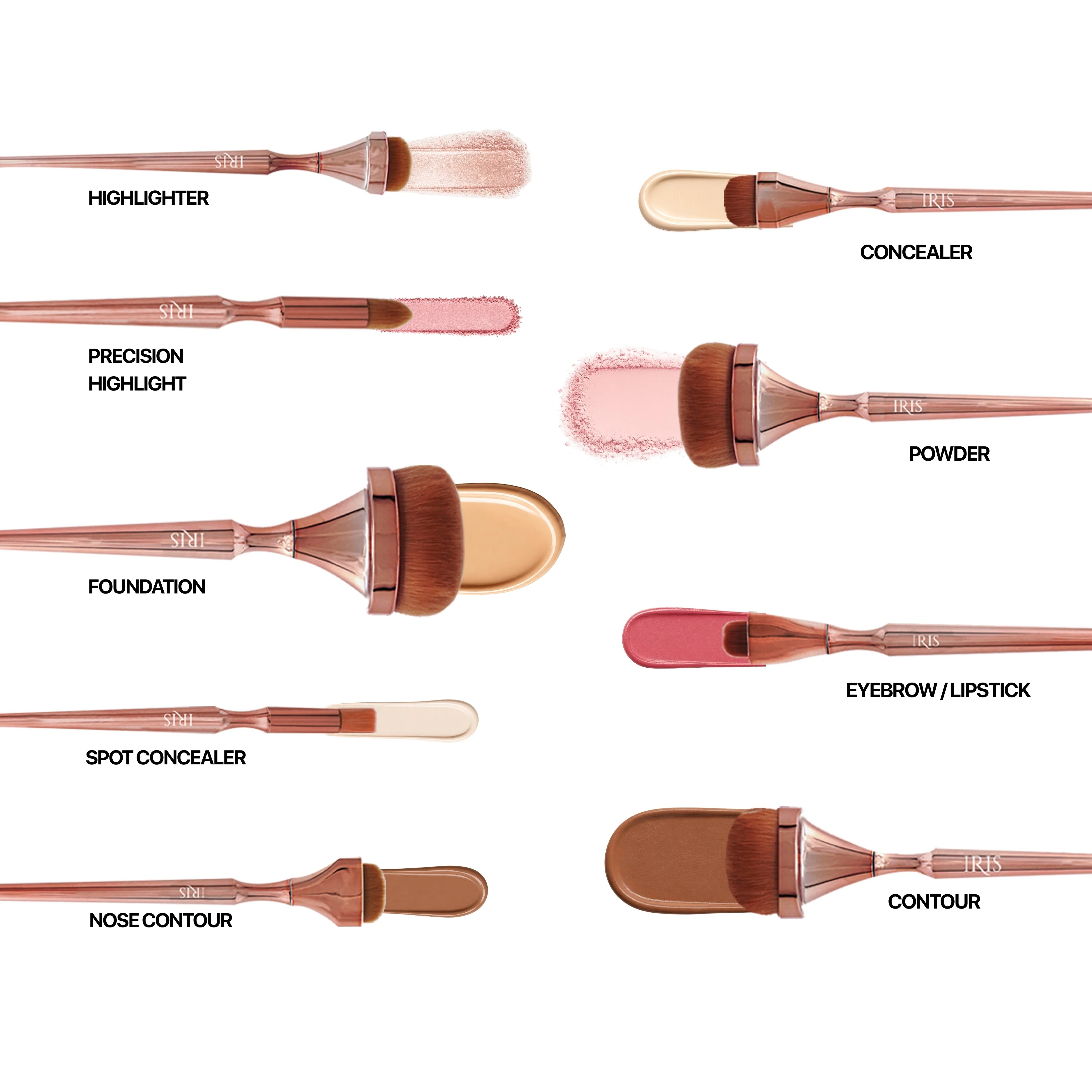 Luminous HD Precision Highlight Applicator Brush