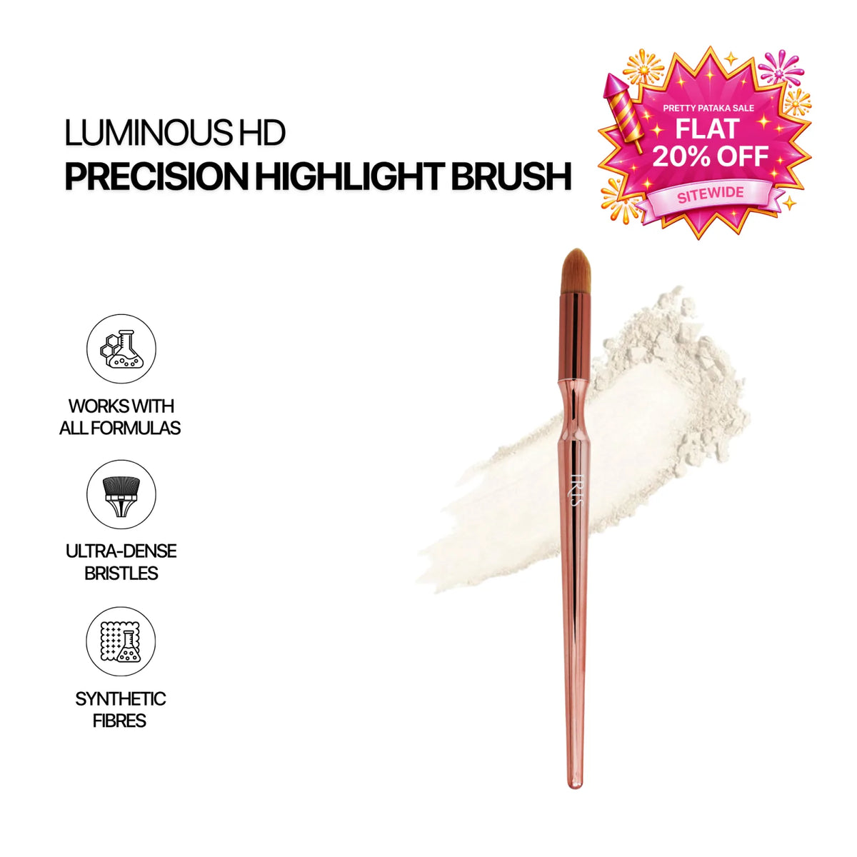 Luminous HD Precision Highlight Applicator Brush