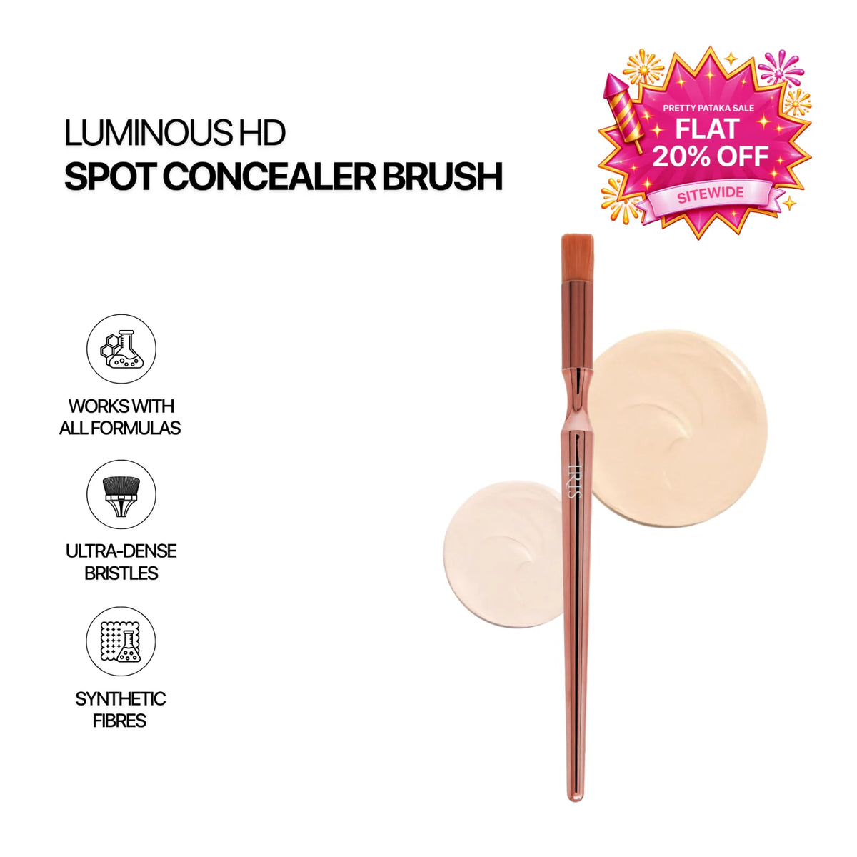 Luminous HD Spot Concealer Brush / Colour Correcting Brush