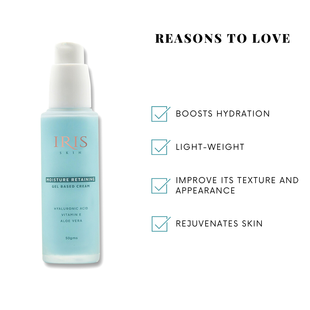 Moisture retaining Gel based cream