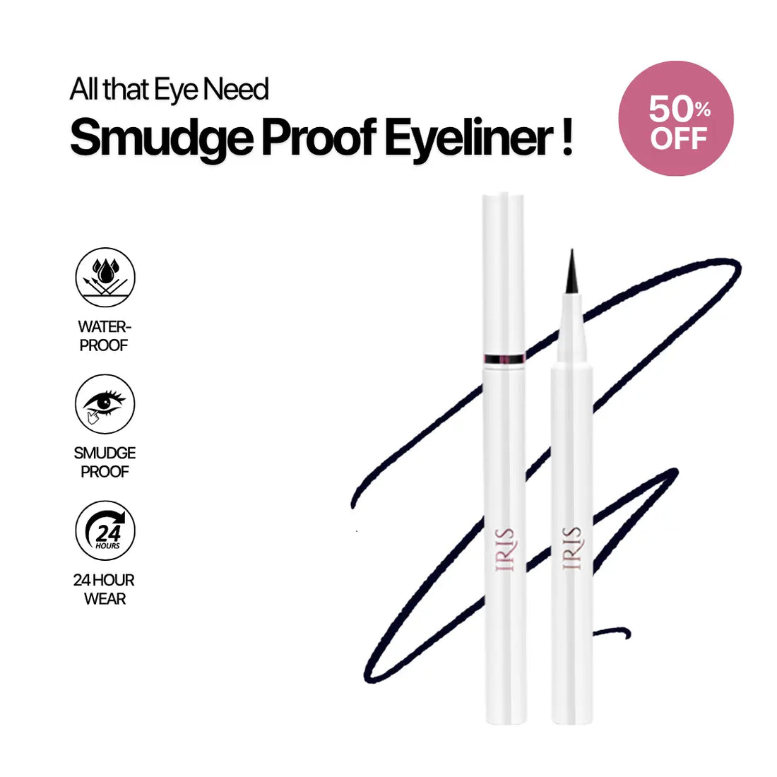 ALL THAT EYE NEED SMUDGE PROOF EYELINER!