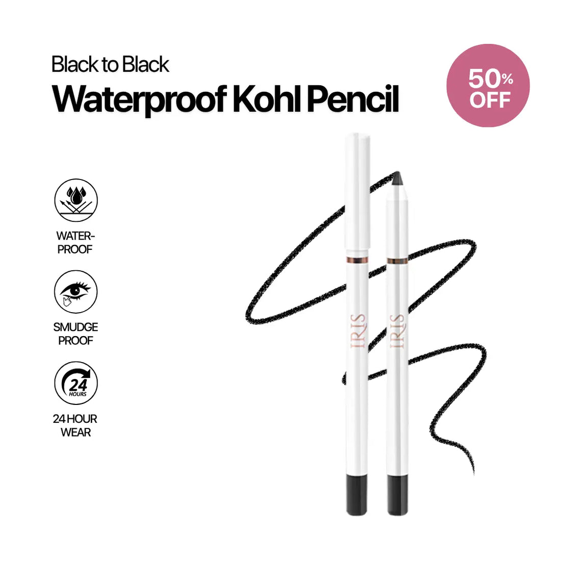 Back to Black waterproof kohl pencil
