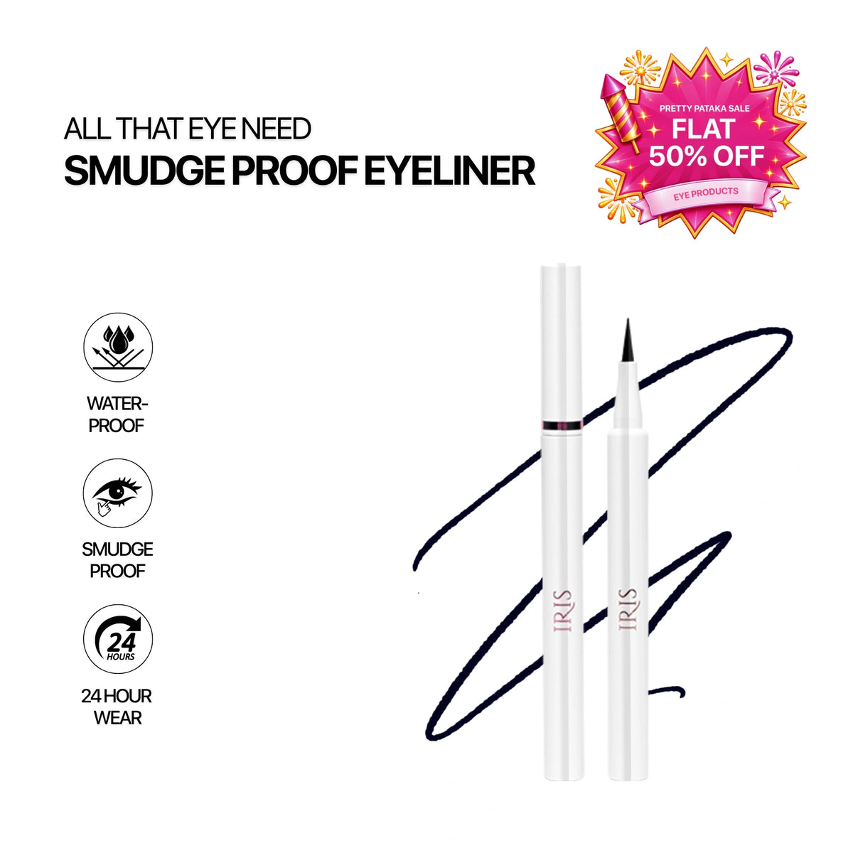 ALL THAT EYE NEED SMUDGE PROOF EYELINER!