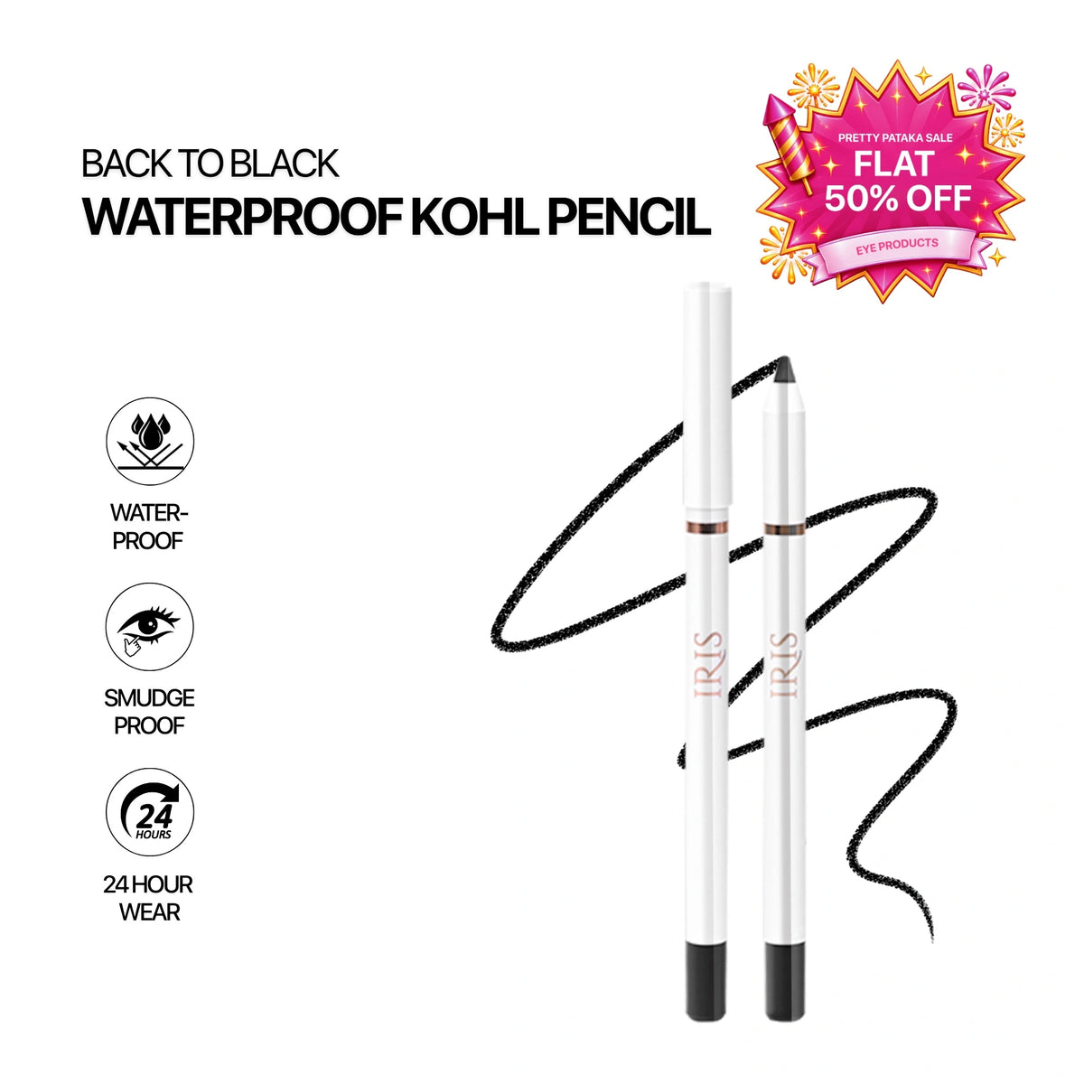 Back to Black waterproof kohl pencil