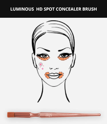 Luminous HD Spot Concealer Brush / Colour Correcting Brush