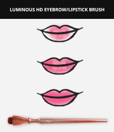 Luminous HD Eyebrow/Lipstick Brush