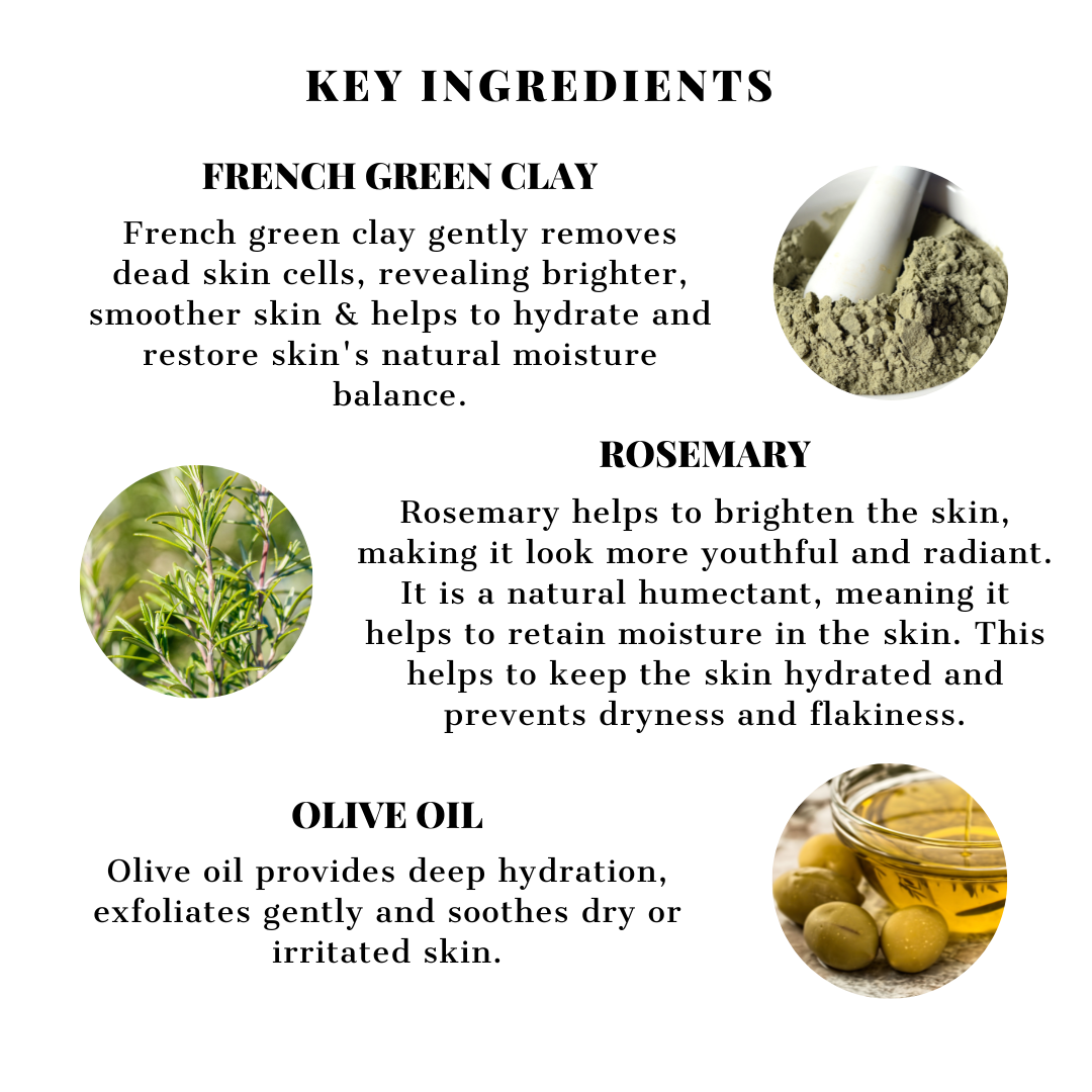 French Green Clay Benefits For Skin & Skincare Products